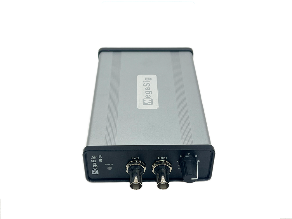 2 Channel Input, 2 Channel Output Audio Signal Monitoring Box