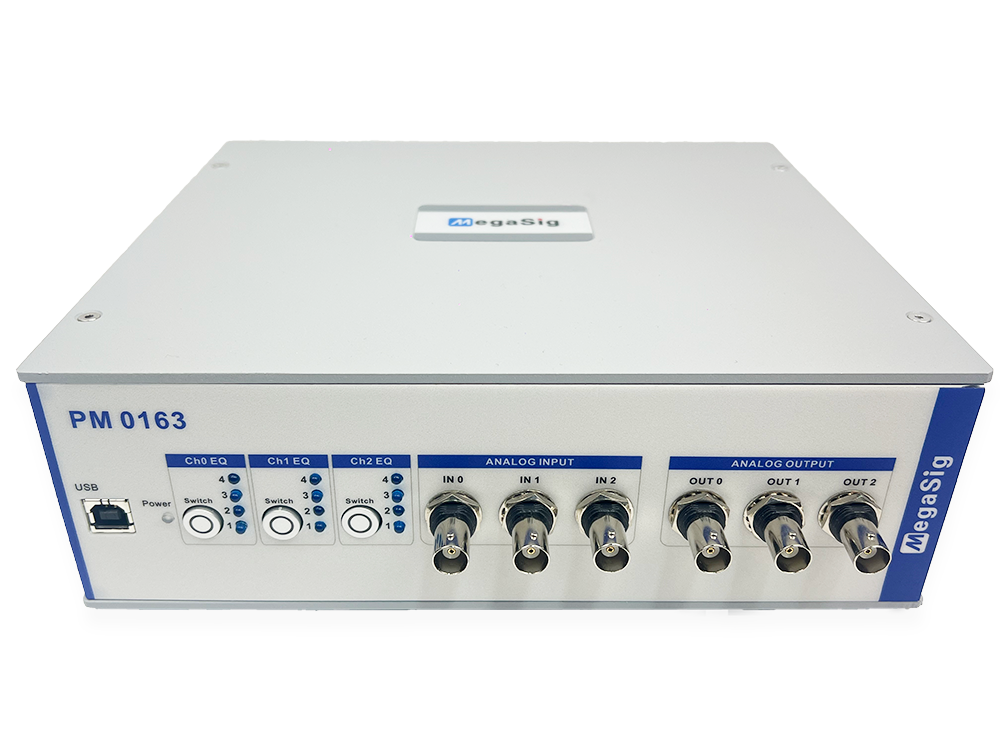 3 Channel Input, 3 Channel Output Digital Equalizer